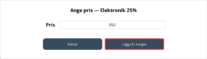 Rutan Ange pris som öppnas i kassan