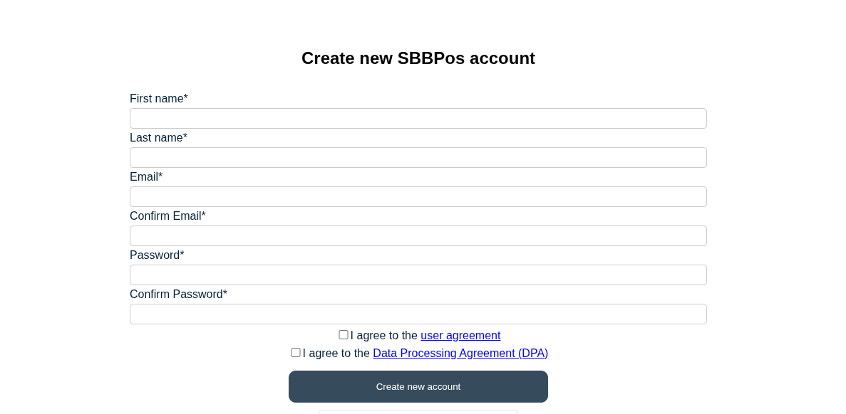 Signup