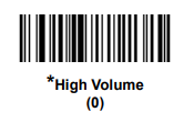 Streckkod: High Volume