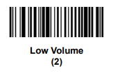 Streckkod: Low Volume